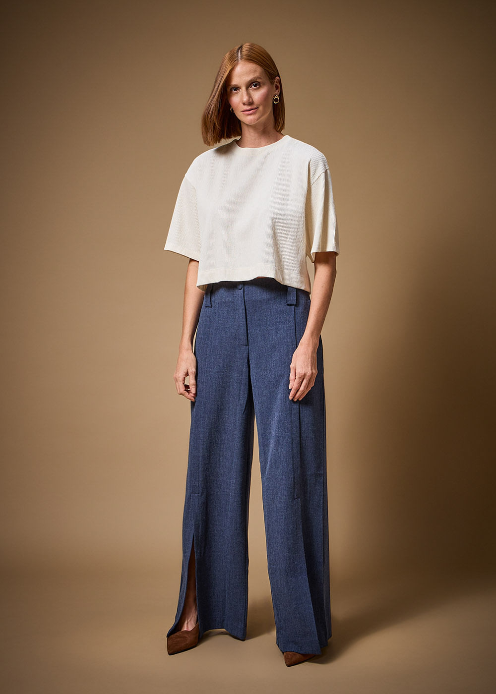 67.40.3715OFW BLUSA M/C MALHA CANELADA