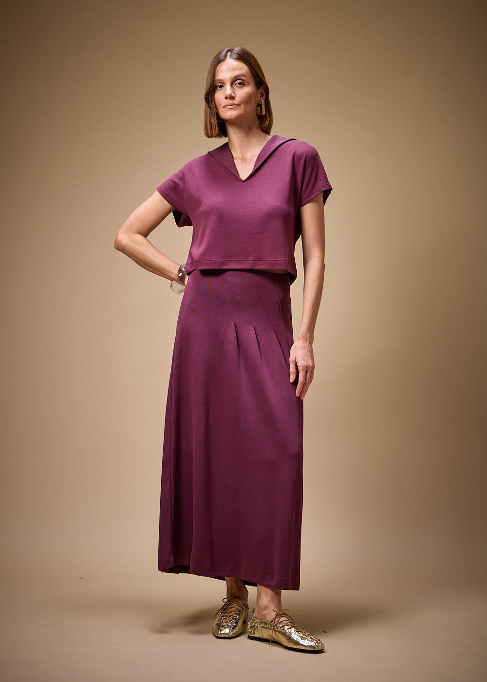 67.40.3707UKI BLUSA M/C GOLA MARINHEIRO